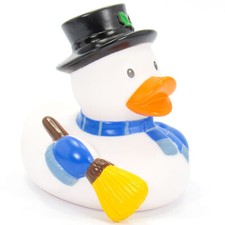 Frosty Snowman Rubber Duck