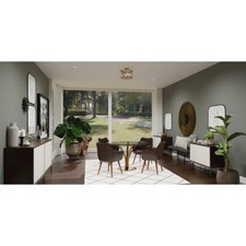 Quoizel Renee 4 Light Semi-Flush Mount, Bronze Gold/Clear Beveled - QSF6193BGD