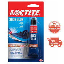 Loctite Shoe Glue 18ml 16oz Strong Clear Flexible Adhesive Repair Leather Rubber