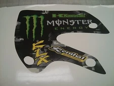 Monster energy decal kit graphics   Kawasaki KX65 & 02-09  KLX110 klx 110