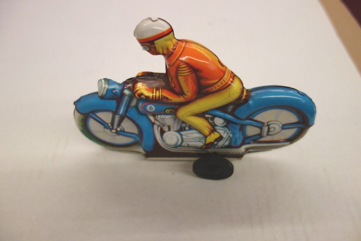 Motos Jouets, Moto Mécanique, Jouet Rétro Décoratif en Métal, Moto à Remonter, Jouet pour Enfants et Adultes, Collection