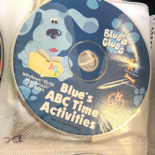 Blues Clues Blues ABC Time Activities PC jeu d'apprentissage CD-ROM disque seulement - Photo 1/1