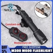 WADSN M600C Metal Flashlight Hunting M300 Scout light AXON Dual Switch