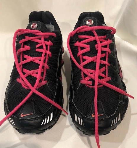 black and hot pink adidas