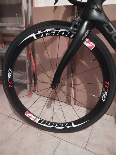cerchi bici da corsa carbonio Vision TC50, in perfette condizioni. | eBay