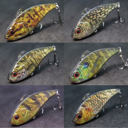 Lipless Fishing Lure wLure 2/3 oz Lifelike Sinking For Bass fishing HL773 - Picture 6 of 68