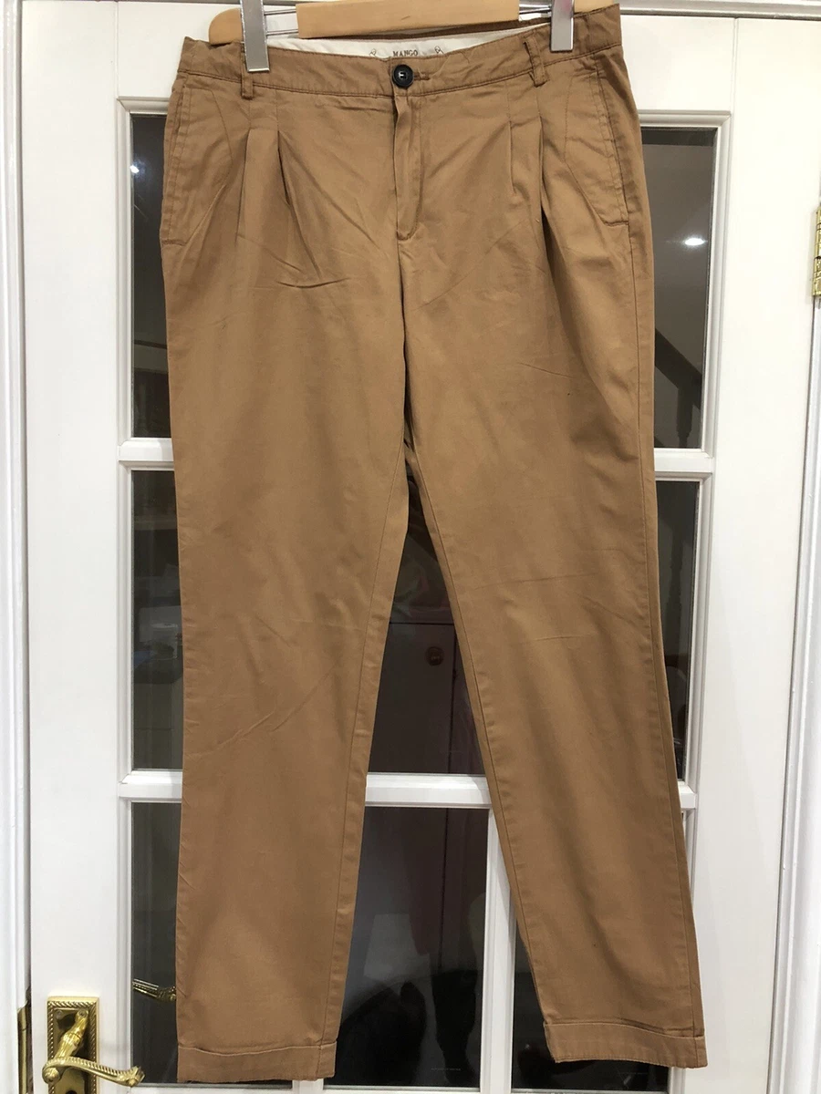 Womens Mango Chino Cigarette Trousers eBay