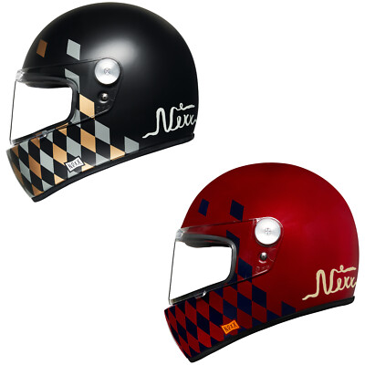 Nexx X.G100R Checkmate Retro Motorcycle Helmet (XS-2XL) (2 Colors)