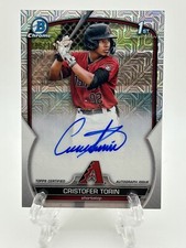 2023 Bowman Chrome /150 Cristofer Torin 1st Auto Mojo Arizona Diamondbacks