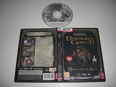 BALDUR'S GATE II Shadows Of Amn Pc DVD Rom - FAST POST
