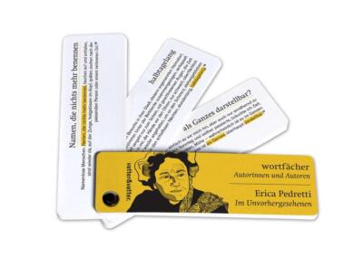 Wortfächer Erica Pedretti | Erica Pedretti | deutsch