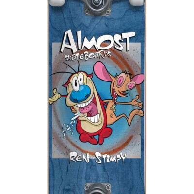 ALMOST Ren & Stimpy Boxed Premium Complete Skateboard 8.0' | eBay