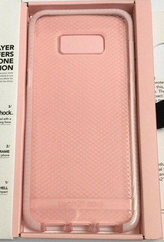 Tech21 Case for Samsung Galaxy S8+ Evo Check Flexshock Protection - ROSE Tint - Picture 6 of 6