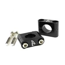 Apico Trials Fat Bar Handlebar Mounting Kit 28.6mm Clamps Black Universal