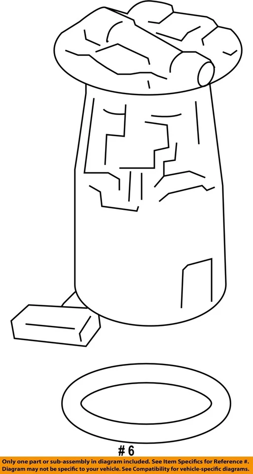 Used Fuel Pump fits: 2007 Chevrolet Impala Pump Assembly 3.5L w/o flex fuel Cali - Image 4 of 4