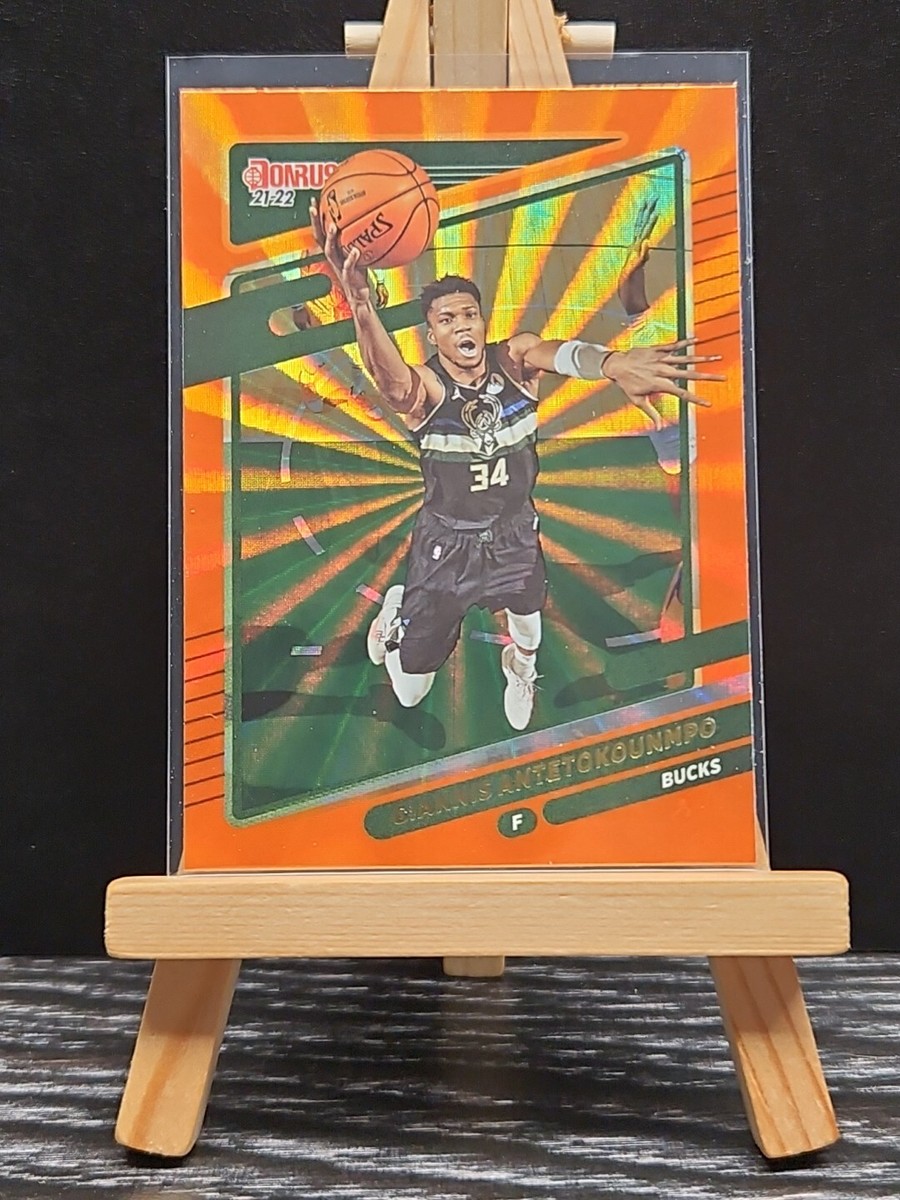 2021-22 Panini Donruss - Holo Orange Laser #177 Giannis