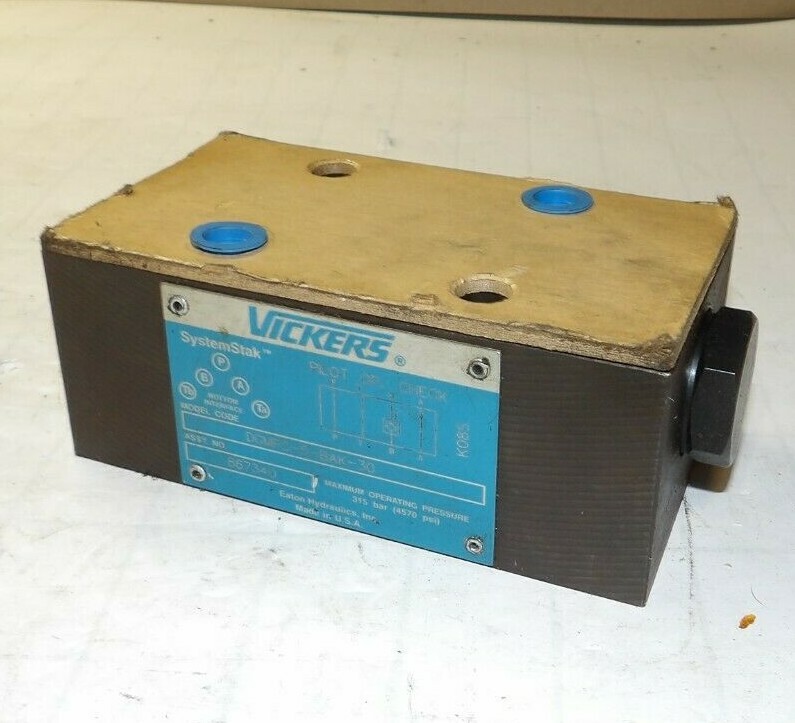 NEW VICKERS SYSTEMSTAK 4570 PSI PILOT OPERATED CHECK VALVE DGMPC-5-BAK-30