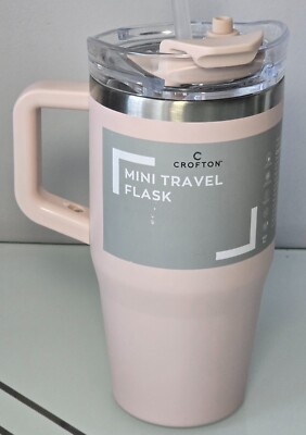 Mini Reise Edelstahl Rosa Becher Tee Kaffee Doppel Isolierflaschen