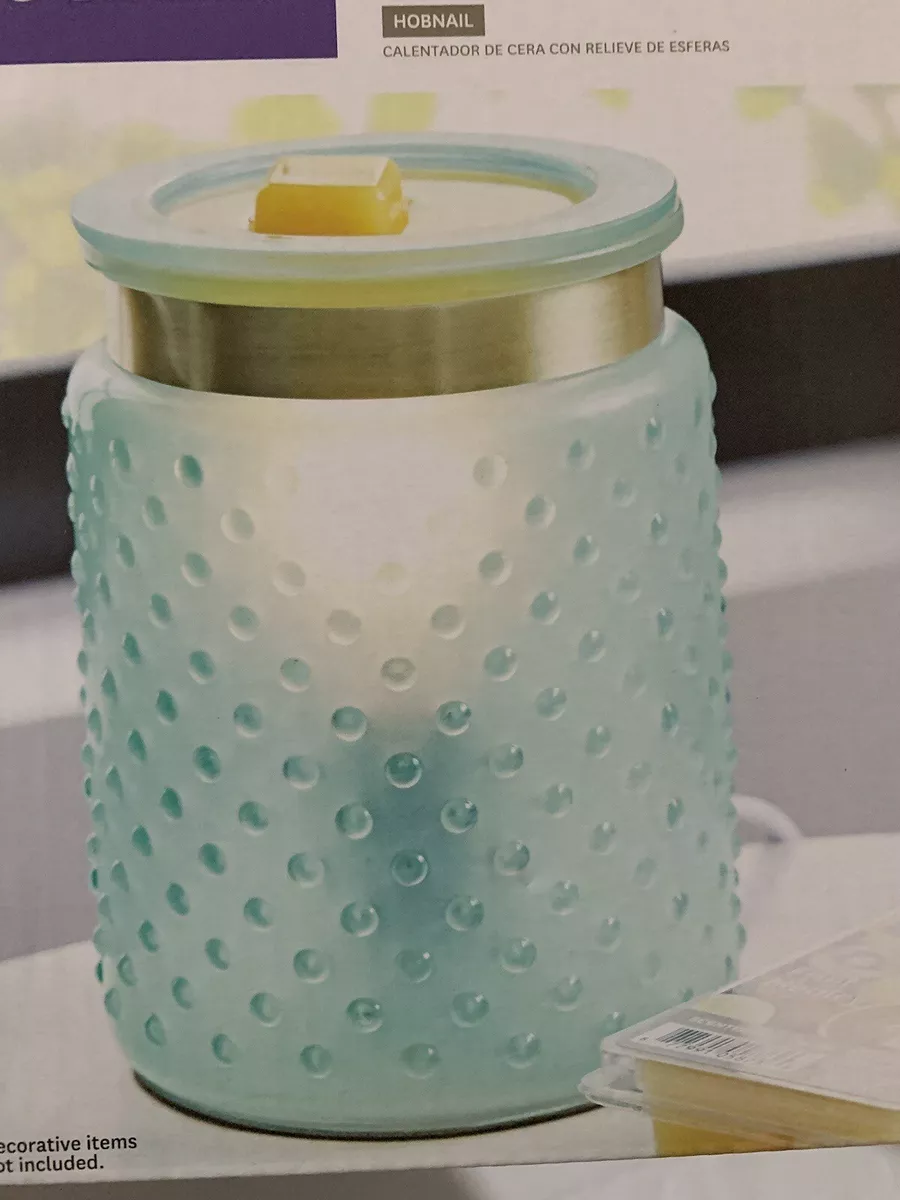 Better Homes Gardens Full Size Electric Wax Warmer Teal Hobnail