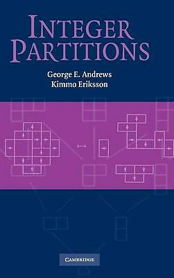 Integer Partitions Andrews Eriksson Hardback Cambridge University Press
