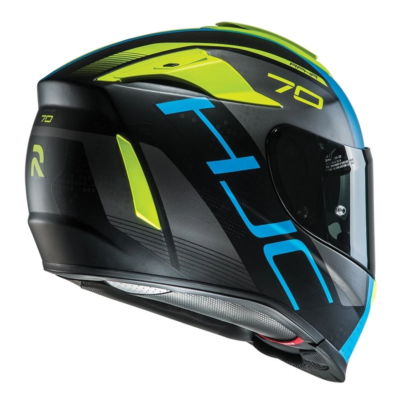 HJC RPHA 70 Vias Blue Fluo with sun visor Off, photo 5 of 5