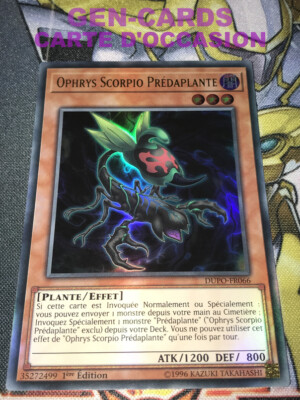 Yu Gi Oh OPHRYS SCORPIO PREDAPLANTE DUPO-FR066 KARTE 1.Auflage
