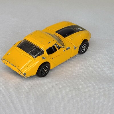Corgi WhizzWheels 377 Marcos 3 Litre Yellow Hood Open 1:43