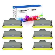 6PK TN360 Toner Cartridge Fit for Brother DCP-7030 DCP-7040 DCP-7045N High Yield