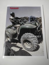 Kawasaki ATV KVF et KLF Gamme de 2007 Prospectus Catalogue Brochure Quads