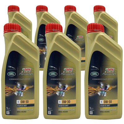7 L Castrol Professional E 0W-30 Motoröl Jaguar Land Rover ACEA C2 STJLR.03.5007