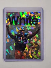 Reggie White Artist Signed Green Bay Packers Refractor Art Card 1/1