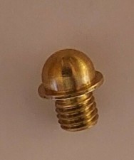 Universal Brass Shotgun Bead Sight with Shoulder .175" Dia. Bead, 6-48 Thread