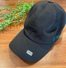 GUCCI Horsebit Plate Baseball Cap Hat Men Size L Black Green GG Logo Monogram
