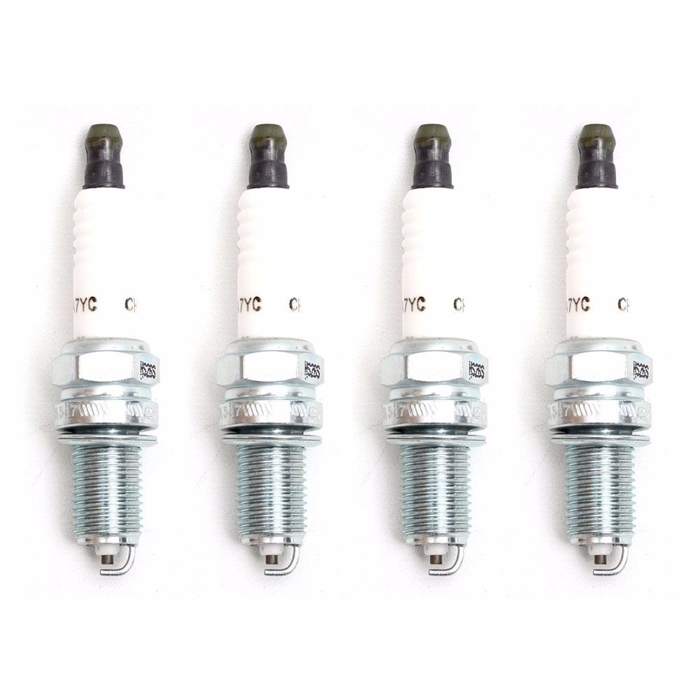 Spark Plugs 4ea Set For GM Chevrolet Spark 2010-2012 OEM Parts