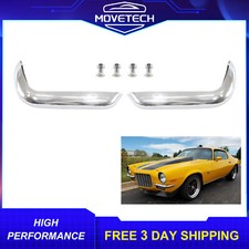 For 1970-1973 Chevrolet Camaro Rs Pair2 Front Split Bumpers Rally Sport