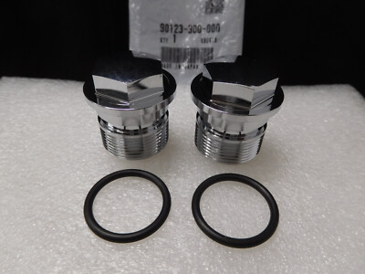 Honda CB 450 K3 K4  Gabelholmschrauben Set incl. O-Ring Bolt Set, front fork