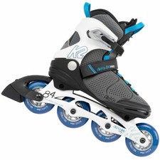 K2 Alexis 84 Pro Damen-Inliner Inline-Skates Fitness Training 84mm/80A Grau/Blau