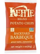Kettle Brand Potato Chips, Backyard Barbeque Bags, 2 Ounce 1 Pack