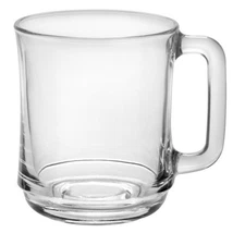 Duralex Lys Clear Stackable Mug Set 6 310ml 10.8oz Restaurant Bar Glass