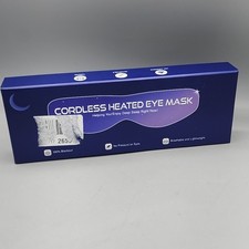 Heated Eye Mask w/ Temp Timer Control for Sleep, Blepharitis, Dark Circles