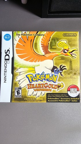 Pokemon: HeartGold Version (Nintendo DS) Complete CIB With Pokéwalker Authentic