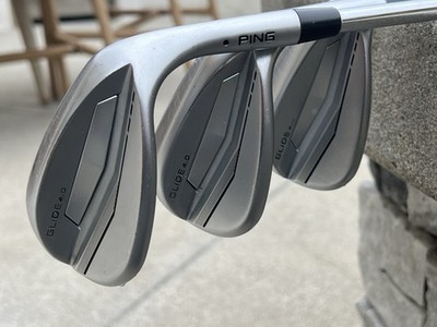 Ping Glide Wedge Set 50, 54, 58 Lofts Black Dot Gap, Sand, And