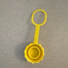 1-3/4" Acme Propane Tank Fill Valve Plastic Cap w/ Tether ￼ 