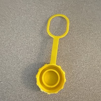 1-3/4'' Acme Propane Tank Fill Valve Plastic Cap w/ Tether ￼ 