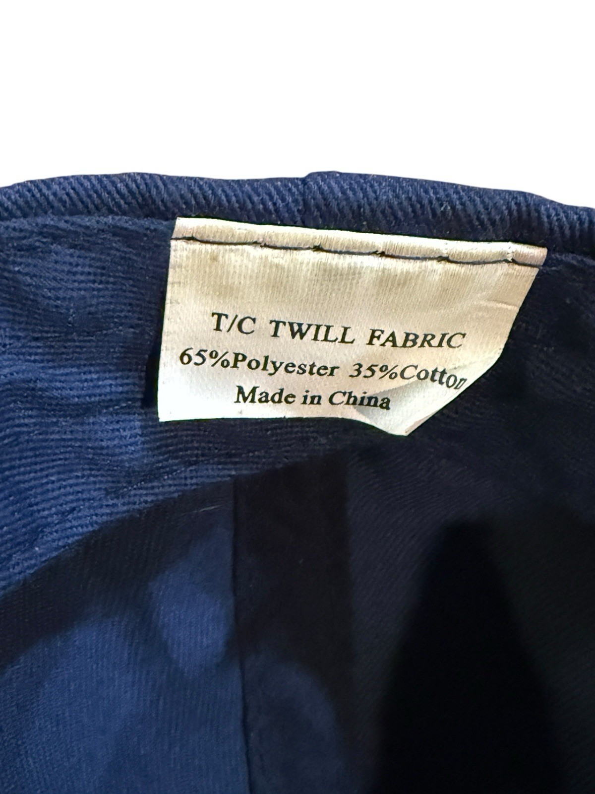 Baseball Cap Blue White Adjustable Strapback AIS … - image 6