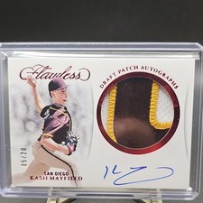 2025 Panini Flawless Kash Mayfield Autograph #DPA-KM /20 San Diego Padres