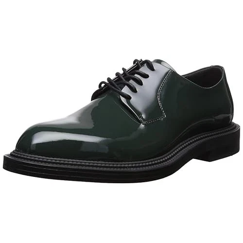 GALET Men\'s Patent Slip-On Loafers  Forrest Green Size FR 43 / US 10 Adler Dark Green Patent Leather Penny Loafers main image 4