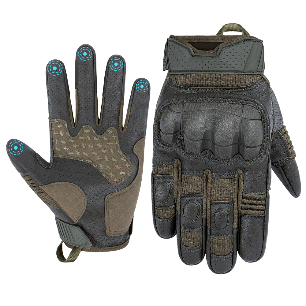 Tactical Impact Protection Gloves Touchscreen Motorcycle Motocross Gear ...