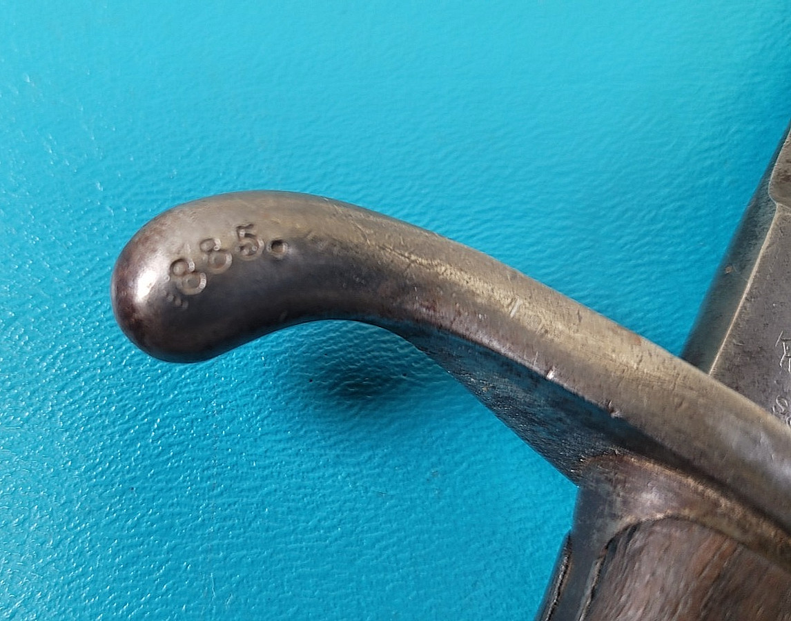 WWI German Model 1898 /05 Butcher Blade Bayonet WKC Double Stamped 558.    TR753