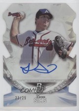 2016 Bowman Platinum Platinum Cut Auto 23/25 Lucas Sims #PCA-LS Auto 0r4